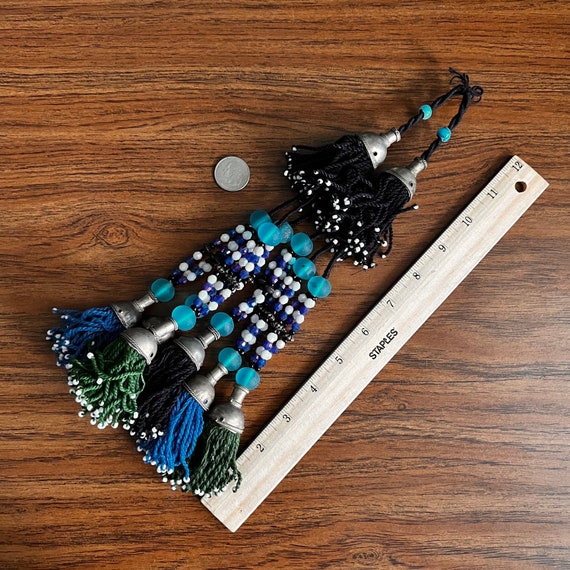 Talisman Kuchi Tribal – Protection – Perlé Avec Miroir – Neuf