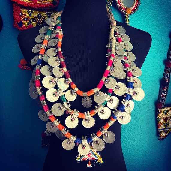 Kuchi coin necklace.