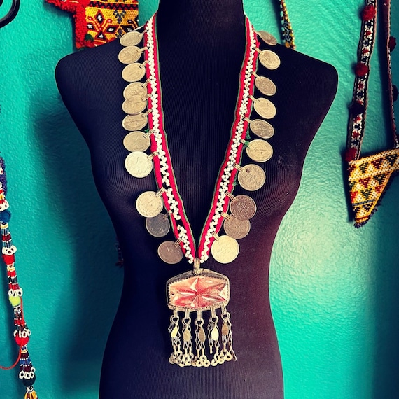 Kuchi coin necklace.