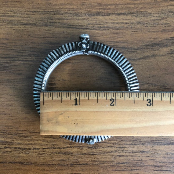 Indian silver bracelet. (Hinged). - image 10