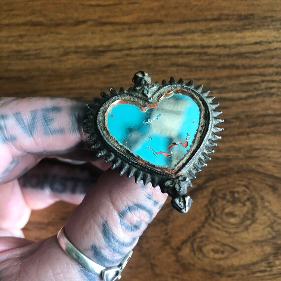 Antique heart ring from Delhi, India. - image 2