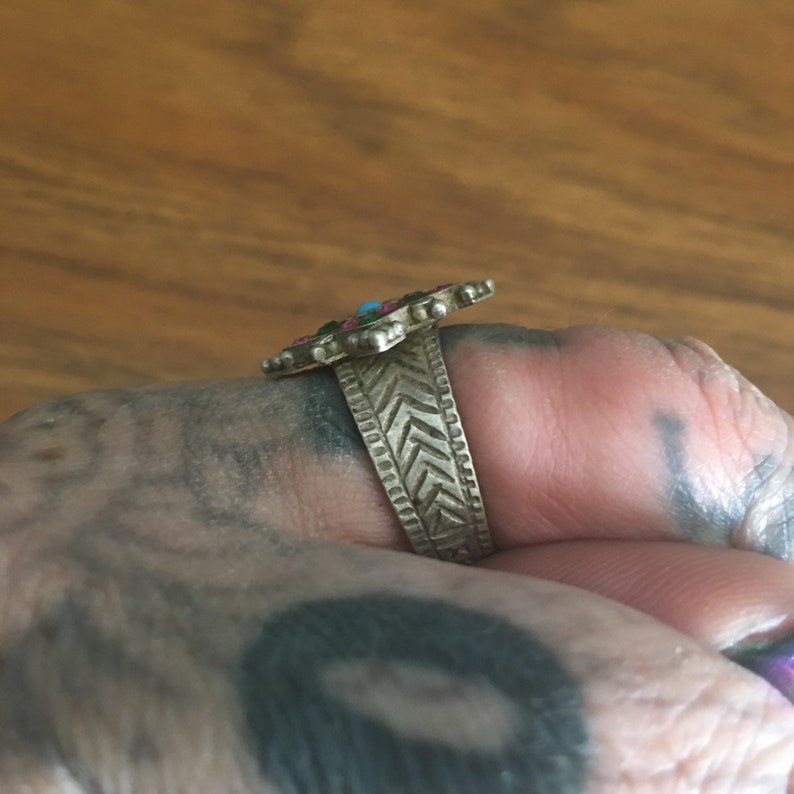 Silver ring from Afghanistan #16.