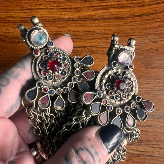 Perfect matched pair of Kuchi pendants. - image 6