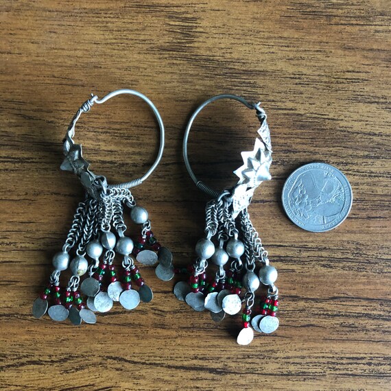 Silver Kuchi dangle earrings. - image 7