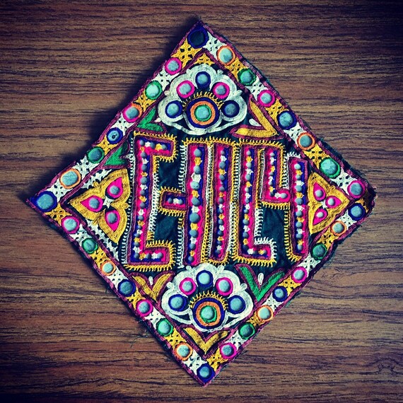Banjara embroidered patch. #39. - image 1