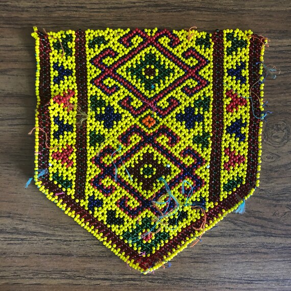 CLEARANCE. Kuchi beaded pocket patch. #21. - image 6