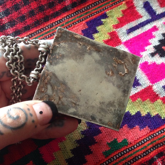 Huge silver devotional necklace. - image 5