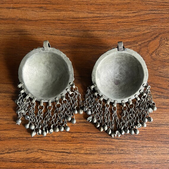 Matched pair of large Waziri pendants. #8. - image 9