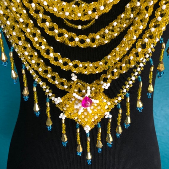 Super kitsch, plastic Kuchi necklace. #5. - image 6