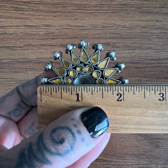 Reproduction, silver mirror ring. - image 9