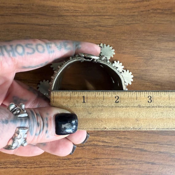 Premium Kuchi hinged cuff with dangles. - image 14