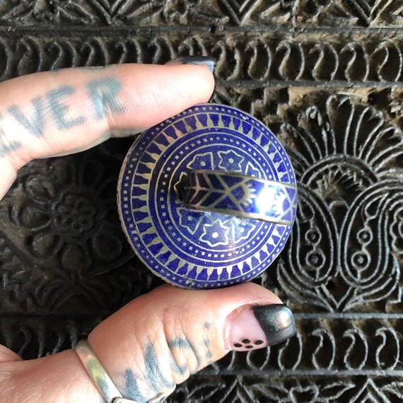 Multan enamel mirror ring. #3. - image 2