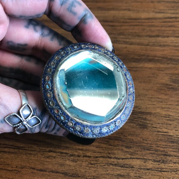 Multan enamel mirror ring. #8. - image 2