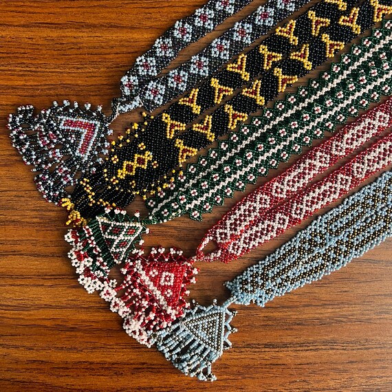 WHOLESALE LOT. 5 Beaded Kuchi necklaces. #3. - image 8