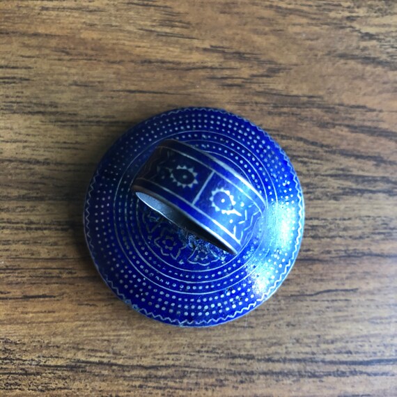 Multan enamel mirror ring. #2. - image 8