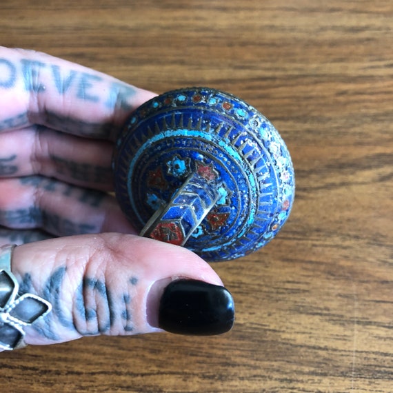 Multan enamel mirror ring. #7. - image 5