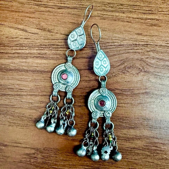 Repurposed Bohemian earrings. A.