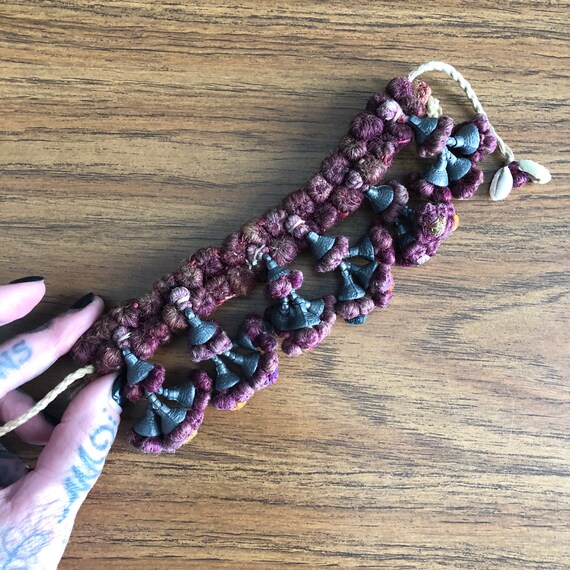 Vintage Banjara upper arm band. View 3
