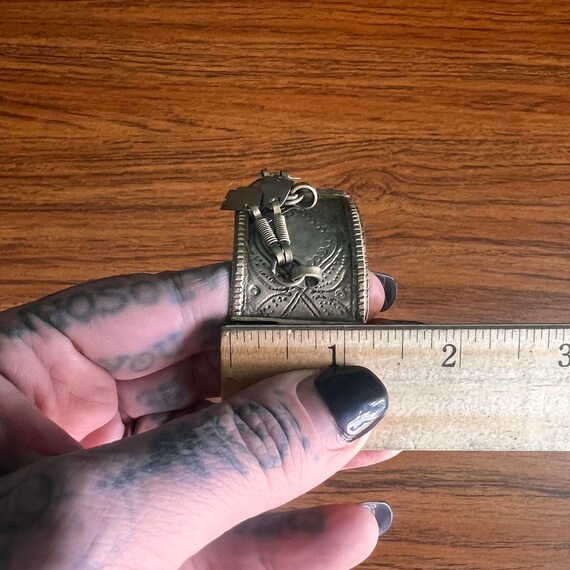 Small Kuchi hinged cuff with dangles. - image 9