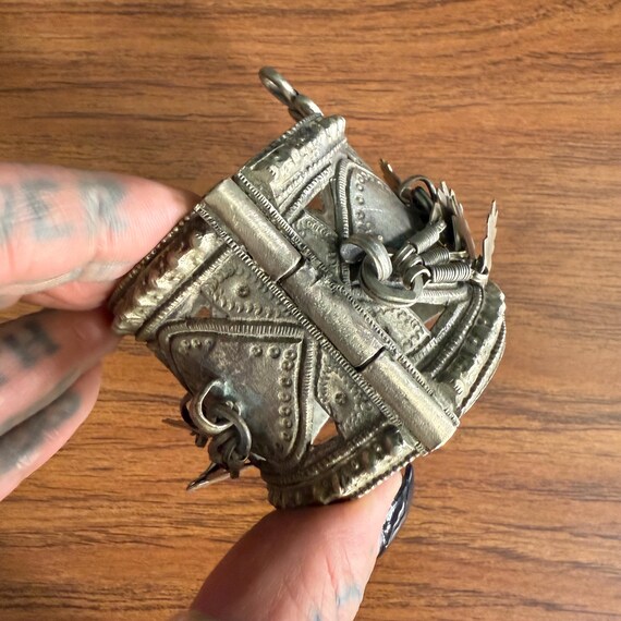 Premium Kuchi hinged cuff with dangles. - image 7