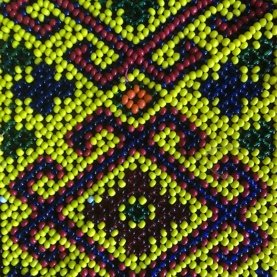 CLEARANCE. Kuchi beaded pocket patch. #21. - image 2