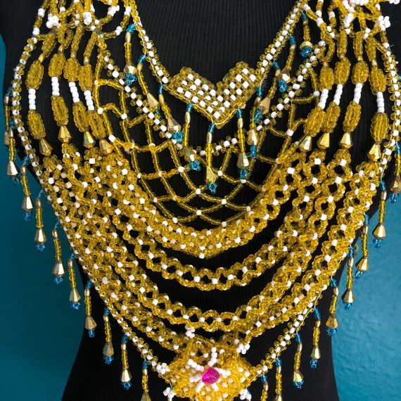 Super kitsch, plastic Kuchi necklace. #5. - image 4