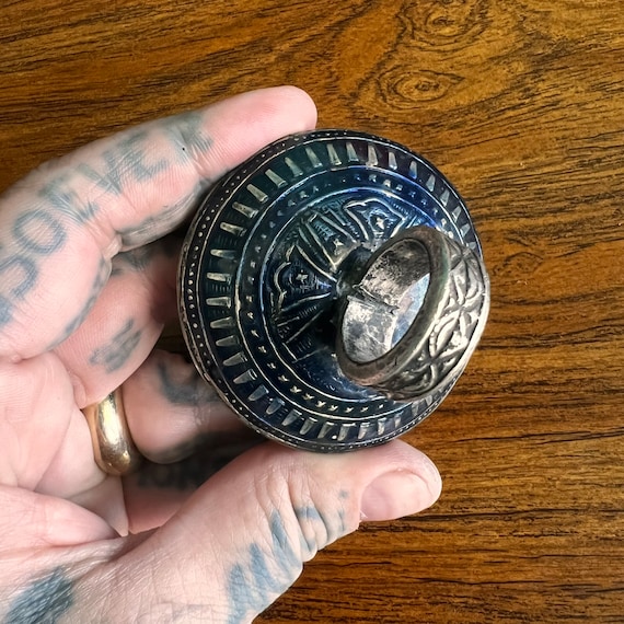 Multan enamel ring with lapis. - image 5
