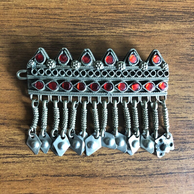 Pair of premium Kuchi hair barrettes 5.