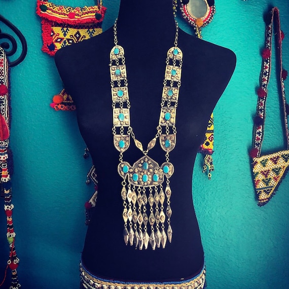 Turkoman statement necklace.