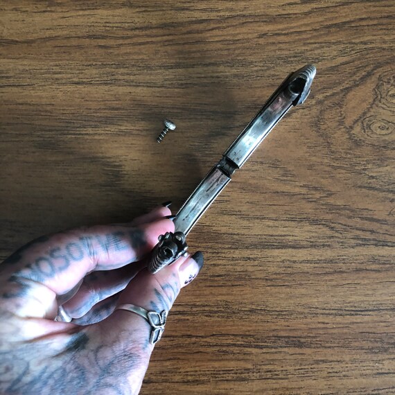 Indian silver bracelet. (Hinged). - image 9