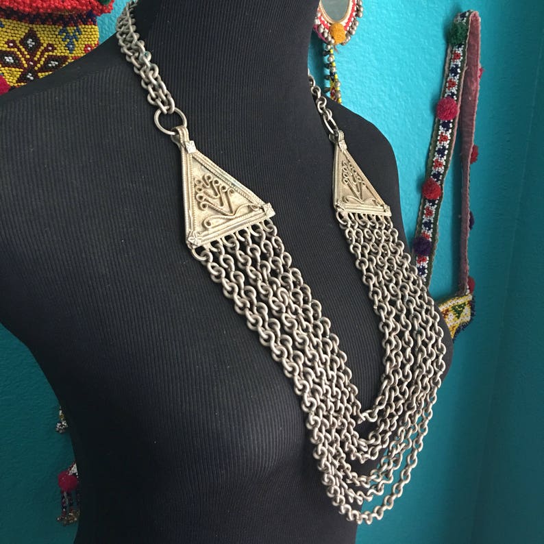 Multi chain Banjara necklace.