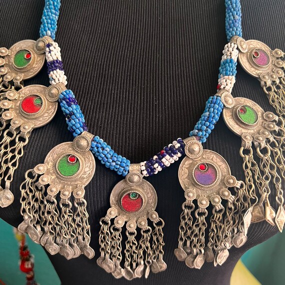 Kuchi coin necklace. View 5