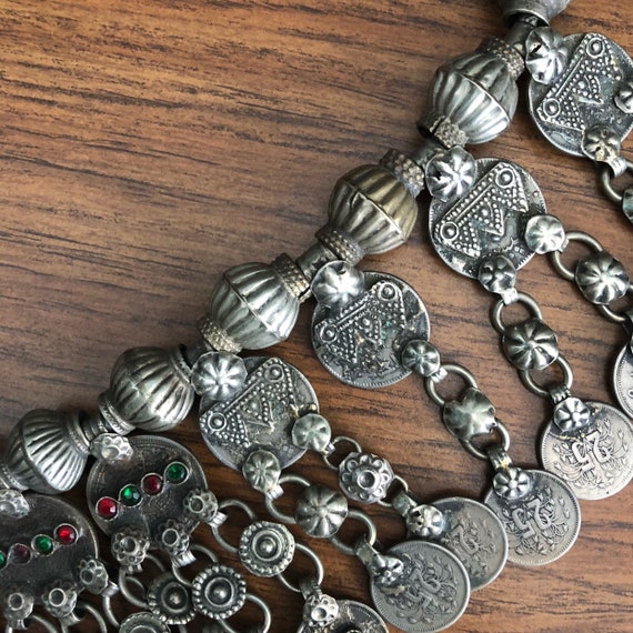 Kuchi coin necklace. (Dangle missing). - image 8