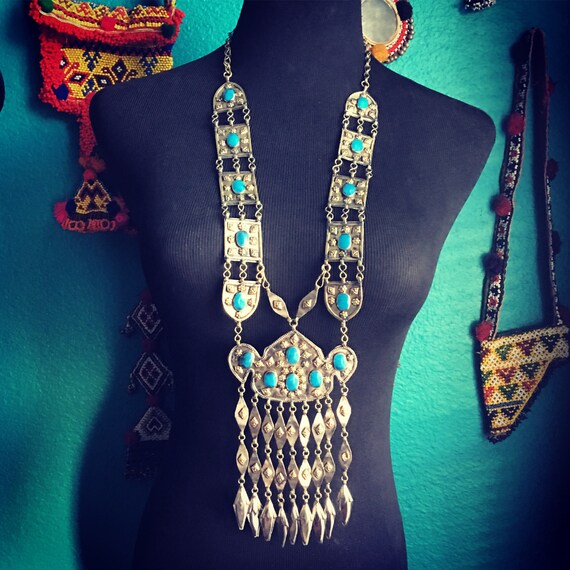 Turkoman statement necklace.