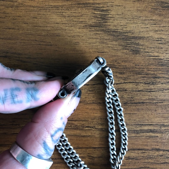 Indian silver upper arm bracelet. - image 4