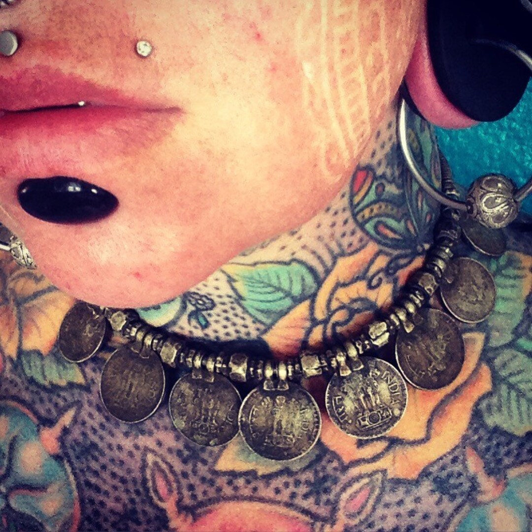 Adding Neck Rings Indian Coin Neck Ring. - Etsy