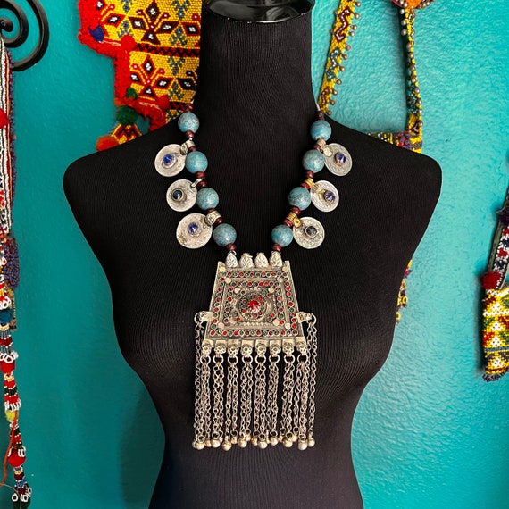 Kuchi necklace with dangles. #2. - image 3