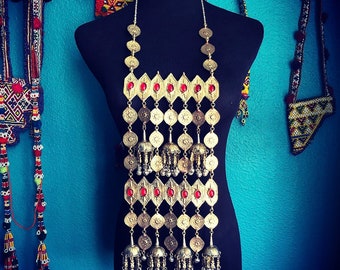 Huge Turkomen necklace.