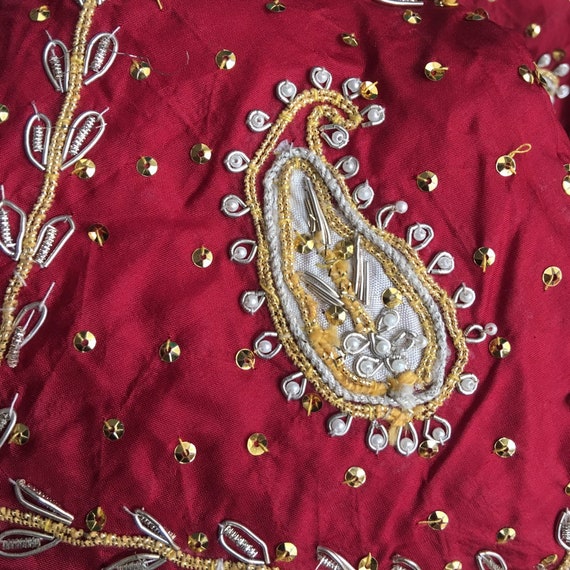 Beaded Indian bridal top. - image 9