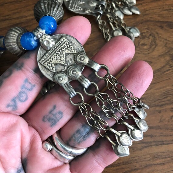 Kuchi coin necklace. View 5