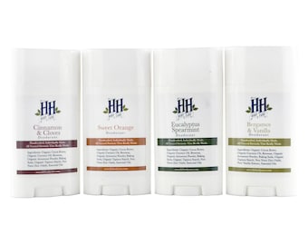 Natural Deodorant  - 4 Pack