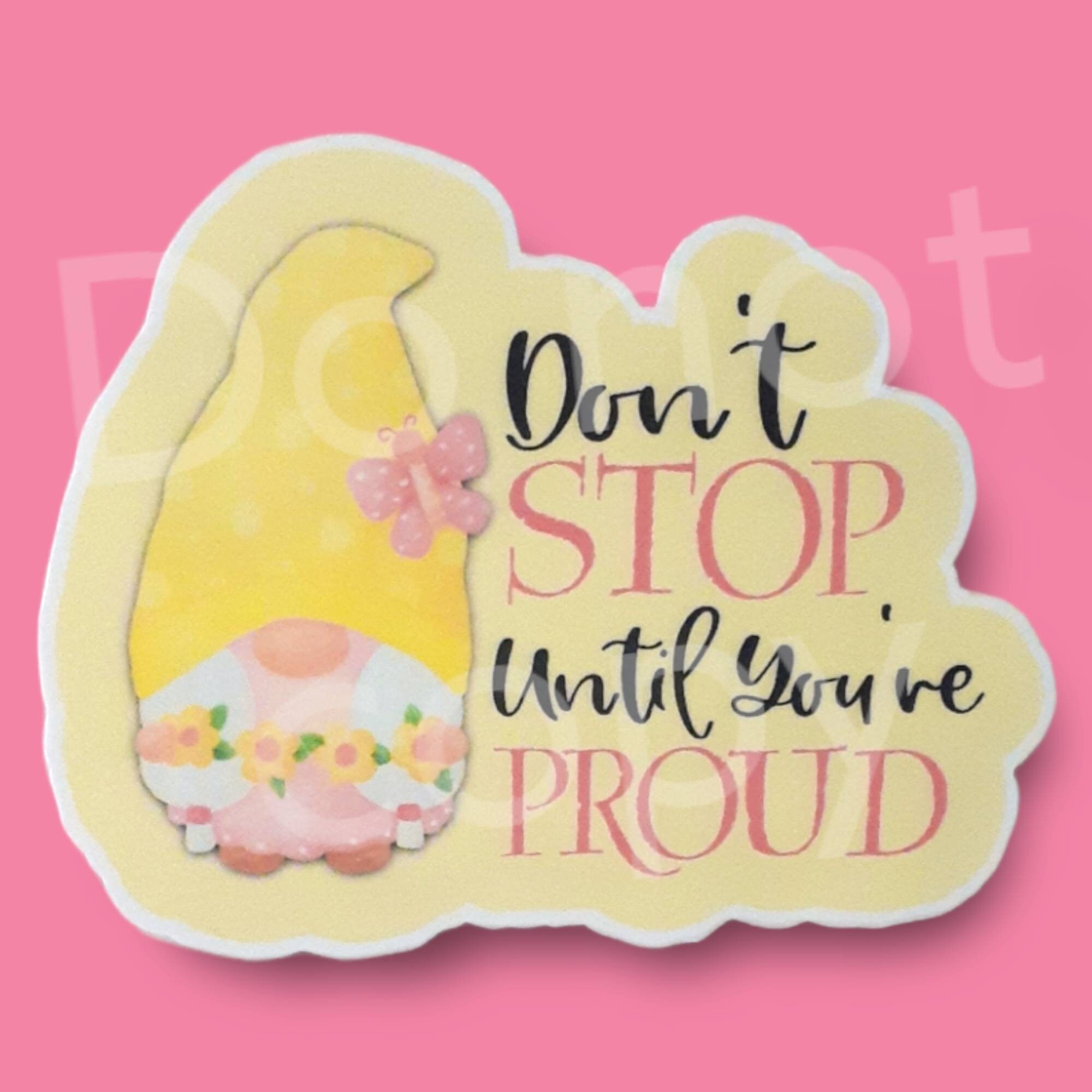 🍄 Pegatinas Motivacionales De Gnomos – Vinilo “You Are Enough” – Pack De 3 – Hechas A Mano En EE. UU.
