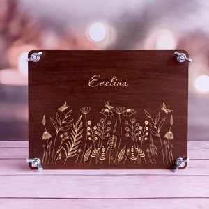 Personalized Botanical Flower Press Kit: Nature Craft Gift