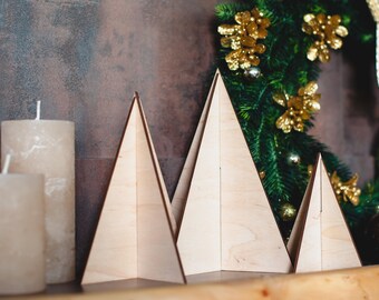 wooden christmas decoration 3 christmas trees made of plywood in natural color modern home - Etsy Christmas Decorations wooden christmas decoration 3 christmas trees made of plywood in natural color modern home - Etsy Christmas Decorations