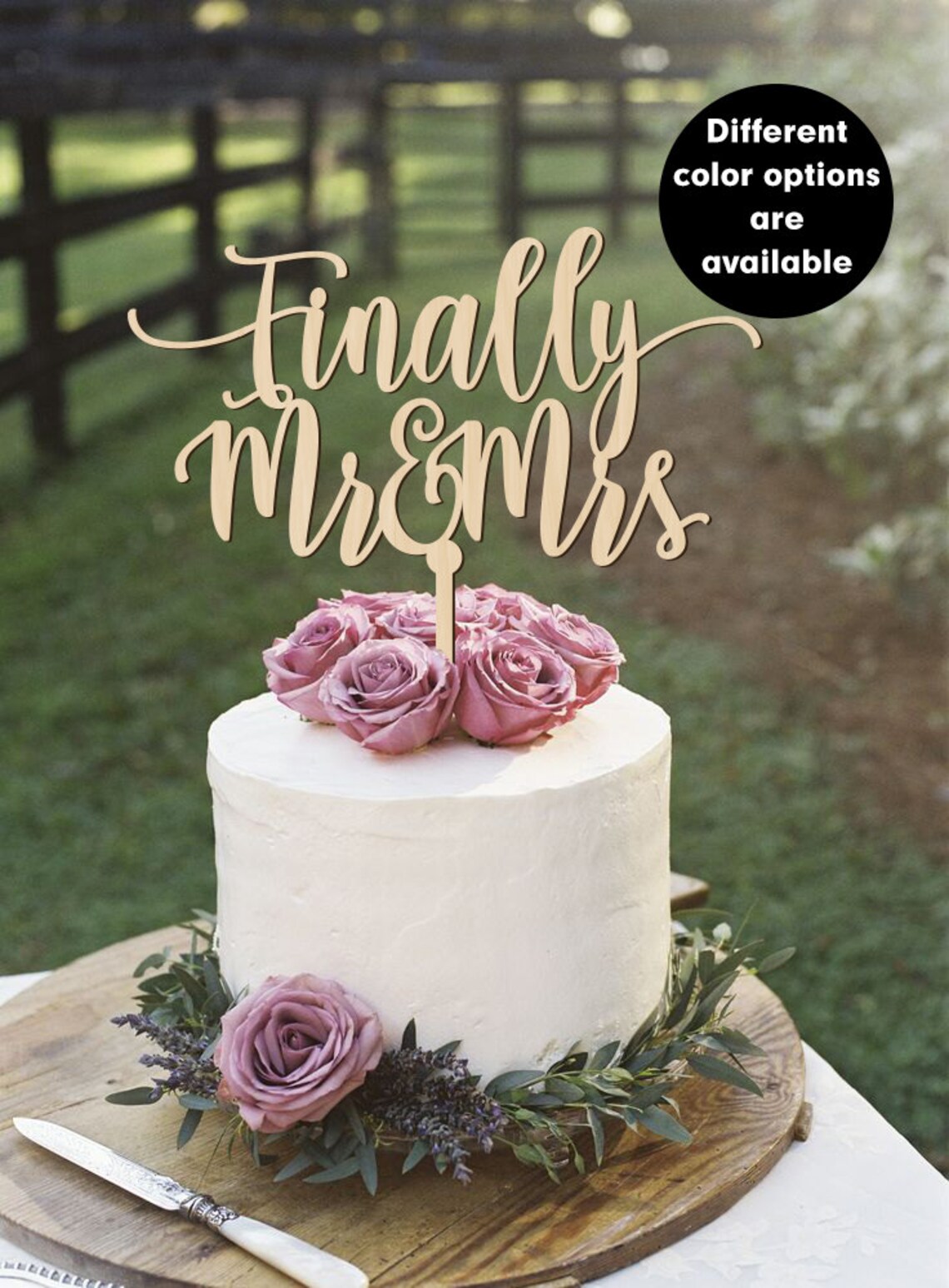 Finally Mr and Mrs Cake Topper Bridal Shower Cake Topper Etsy