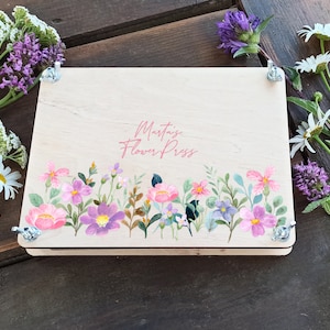 Botanical Flower Press Kit: Heirloom Plant Press, Gardening Gift