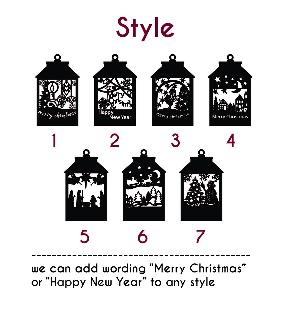 Christmas Light Decoration Christmas Lantern Wood Lantern Etsy