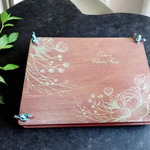 Personalized Botanical Flower Press Kit: Herbarium Art Press