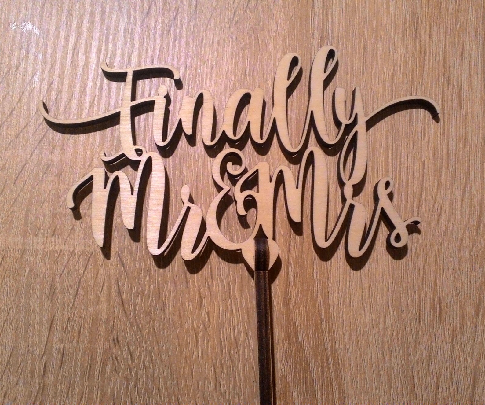 Finally Mr and Mrs Cake Topper Bridal Shower Cake Topper Etsy