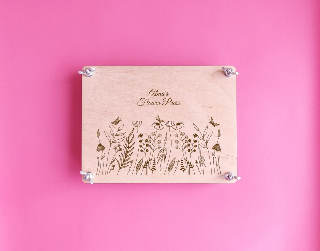 Children's Flower Press Kit, Art Project Preserving Flowers, Herb